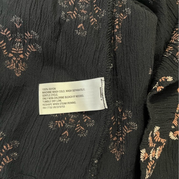 Knox Rose Boho Patterned Long Sleeve Dress - Picture 6 of 6